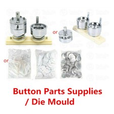 300PCS Pin Button Parts Supplies / Round Die Mould Mold for Badge Maker Machine