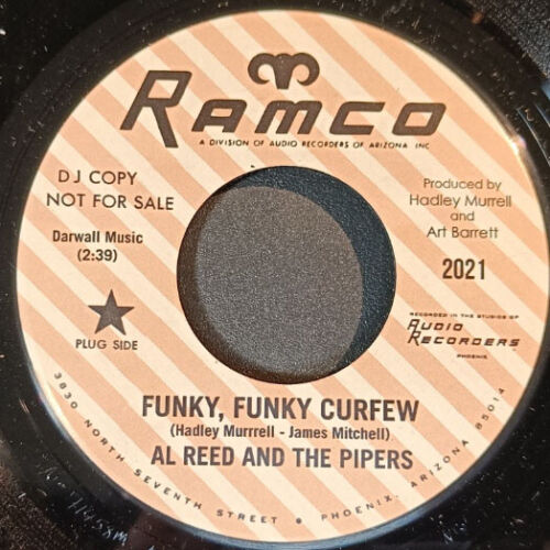 Al Reed, The Soul Blenders - Funky, Funky Curfew / Funky Night Club 2021 7", Pro - Picture 1 of 2
