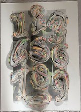 Fanakapan  - Numbers (light) limited edition art print signed & numbered x/50