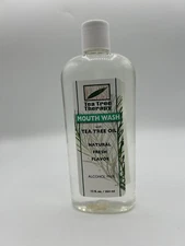 Natural Tea Tree Mouthwash, Oral Care For Gum Disease & Fresh breath - 12 oz