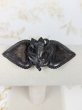 Art Nouveau Floral Sash Buckle Scarf Antique Vintage Silver Tone