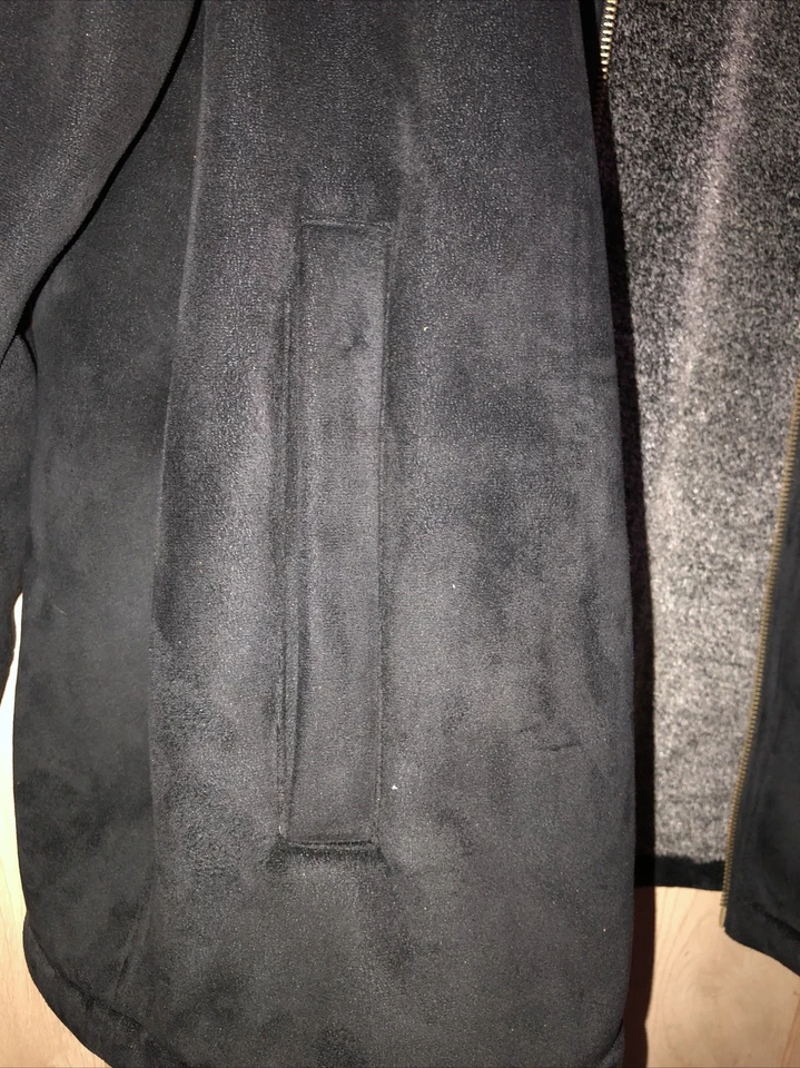 Chaqueta Chaps Para Hombre USADA Talla XL Invierno Piel Cremallera Completa Abrigo Foto 2 de 4