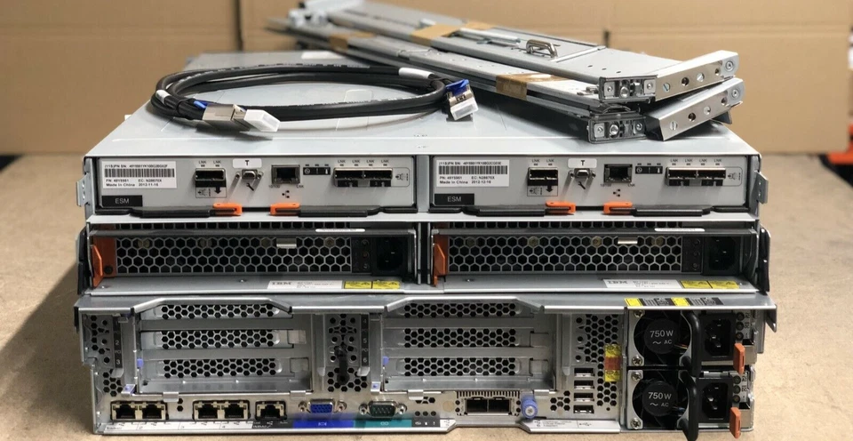 IBM EXP2524 14.4TB 10K SAS IBM System X3650 DAS Configuration 64GB RAM 16-Cores - Image 2 of 2