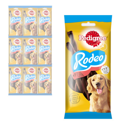 Pedigree Rodeo Hundesnack Rind 122g Spiralen 10 Stück