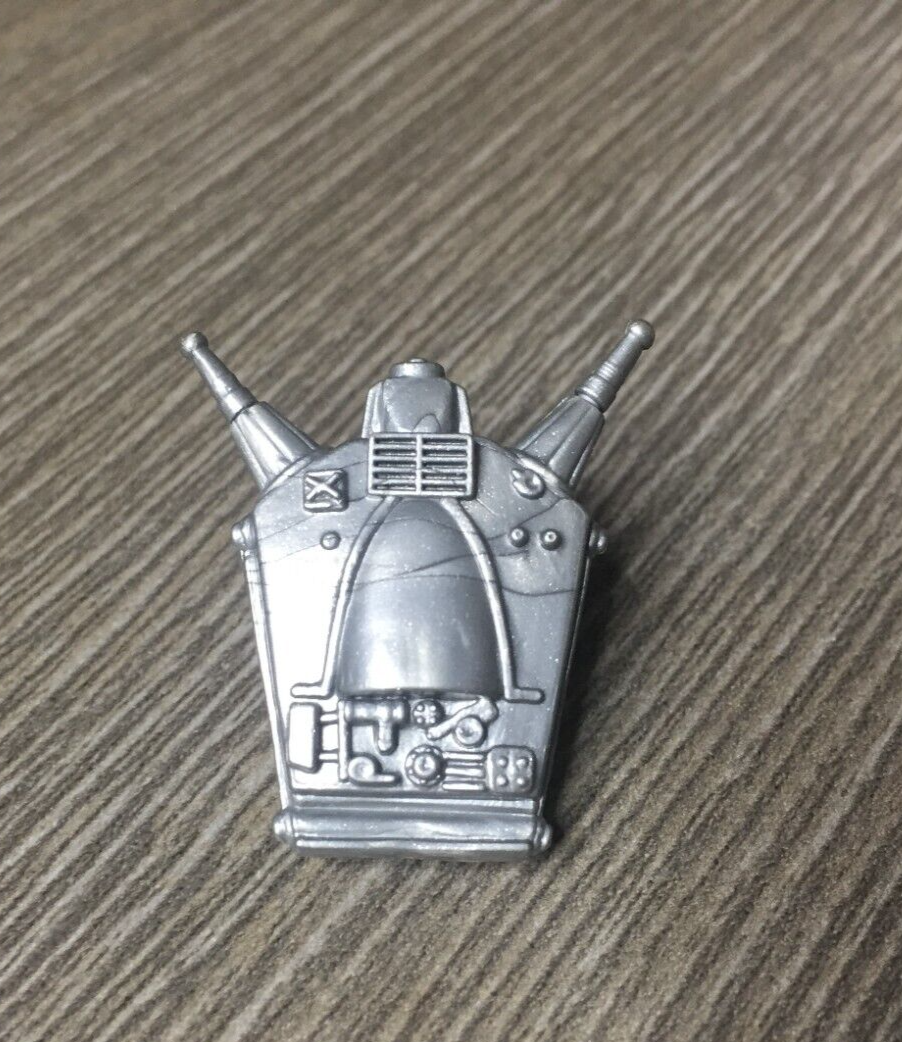 1987 GI JOE PSYCHE OUT v1 Backpack Hasbro Original Part Silver