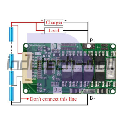 BMS 7S 24V 18A Li-ion Lithium 18650 Battery Protection Board Power Bank