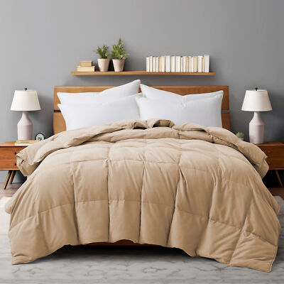 Queen Size Khaki Oversized Summer Cooling Down Blanket for Hot Sleeper 88*90''