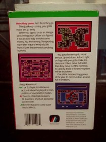 KRAZY KREATURES Nintendo NES Game System Original 1990 Cardboard Collector *BOX*