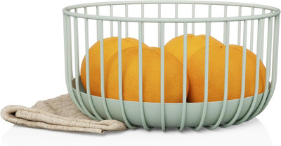 Fruit Basket - Scandinavian Minimal Design - Metal Steel Wire Decor Basket with 