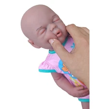 15.5" Brown Skin Reborn Baby Doll Full Body Silicone Waterproof Realistic Gift