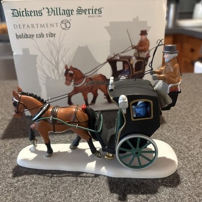 Dept 56 Dickens Village HOLIDAY CAB RIDE 4056638