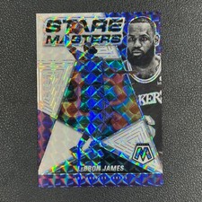 2021-22 Panini Mosaic Stare Masters LeBron James White Mosaic 02/25#Z