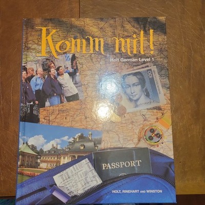 Komm Mit!: Holt German Level 1 - Hardcover - VERY GOOD CONDITION