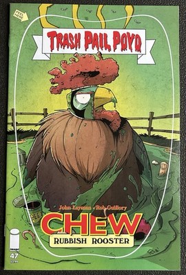 Chew #47 2015 Image Guillory Trash Pail Poyo Garbage Pail Kids Homage Cover NM