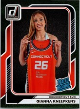 2026 Donruss WNBA #99 Gianna Kneepkens Green Shimmer