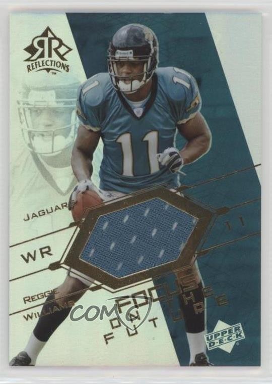 2004 Reflections Focus on the Future Jerseys Gold Reggie Williams Rookie RC 0af