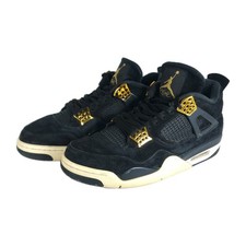 Nike Air Jordan Uomo Retro 4 Royalty 2016 US10,5 Scamosciato Nero Sneakers Sportive 