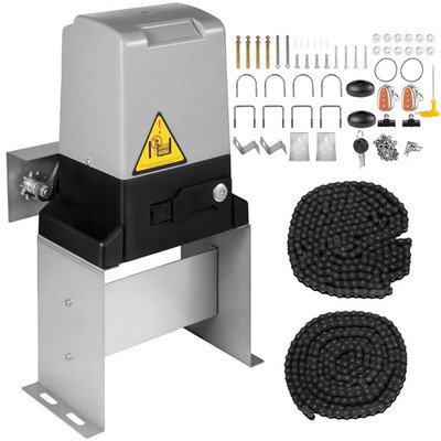 Silent 3300lb Automatic Sliding Gate Opener with Infrared Detection