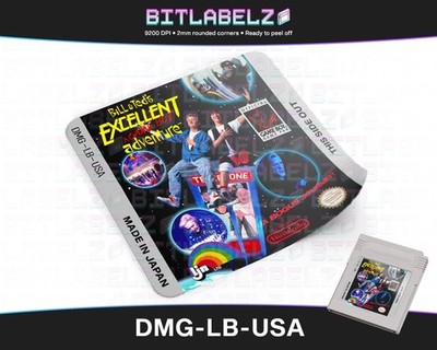 Bill & Ted's Excellent Adventure [DMG-LB-USA] Game Boy Label