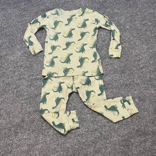 GAP Baby Organic Cotton Pajamas Set Toddler 18-24 Months Dinosaur Print