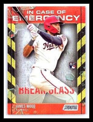 2025 Stadium Club #ICE-11 James Wood In Case of Emergency