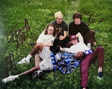 TURNSTILE BAND SIGNED 8x10 PHOTO ROCK BAND AUTOGRAPH AUTHENTIC BRENDAN YATES COA