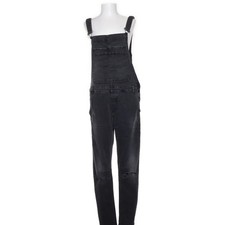 Zara, Latzhose, Größe: M, Grau, Baumwolle/Elasthan, Damen, Einfarbig #eEj