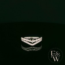 White Gold Diamond Ring Farley And Weston 18ct Baguette Cut Band