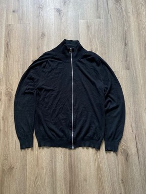 Dior Homme Black Zip-Up Turtleneck size L