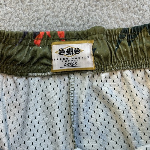 Street Market Supply Shorts Men Large Bapesta Basketball Mesh Hype Streetwear - Picture 3 of 16
