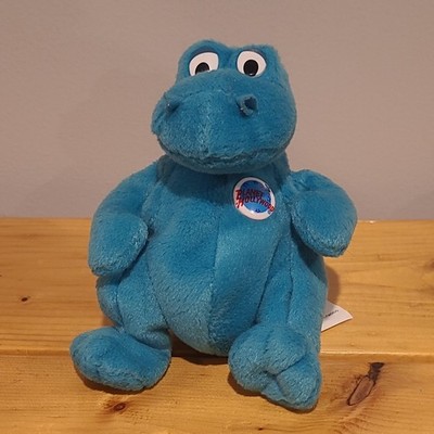 Planet Hollywood Hotel Exclusive Star the Blue Dinosaur Bean Bag Approx 7'' MWT