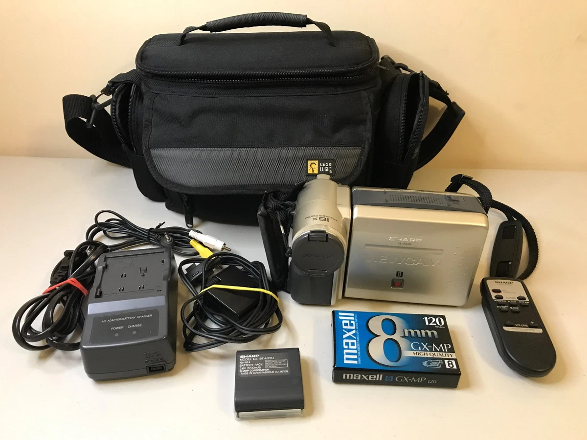 Videocamera Vintage Sharp Viewcam VL-HL3 Hi8 - Funzionante In Buone Condizioni - Made In Japan