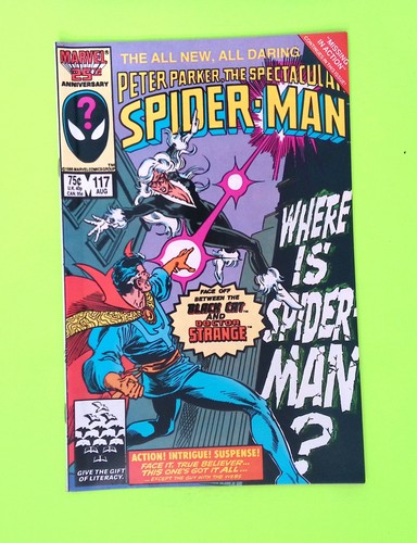 Spectacular Spider-Man #117 Vol. 1 1986 Marvel Comics 8.0 Comic Book ...