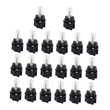 20PCS Halogen Instrument Cluster Bulbs Kit,T5 17 57 79 86 207 286 306 White