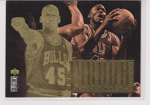 Michael Jordan 1995-96 Upper Deck Basketball Collection Card # JC4 $1 Shipping