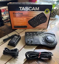 TASCAM FireOne FireWire Audio/MIDI DAW Controller + Power Supply + Box