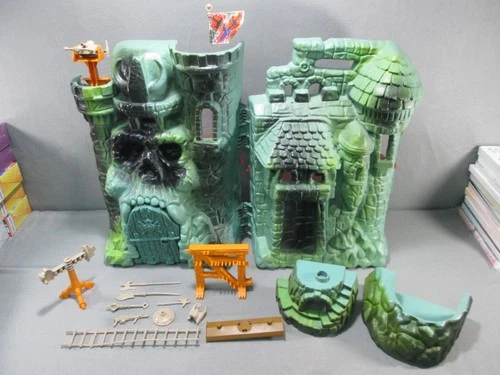 Masters of the Universe CASTLE GRAYSKULL + Bonus He-Man 1983 Vintage MOTU