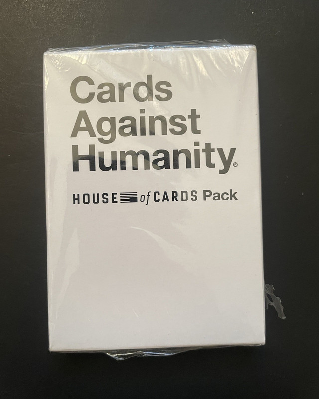 SEALED Cards Against Humanity House of Cards Netflix Promo Expansion Rare OOP