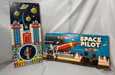 1951 Cadaco Ellis SPACE PILOT Board Game In Original Box 4 Players USA