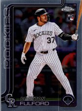 2025 Topps Chrome Update - Braxton Fulford (RC) #USC199 - Rockies