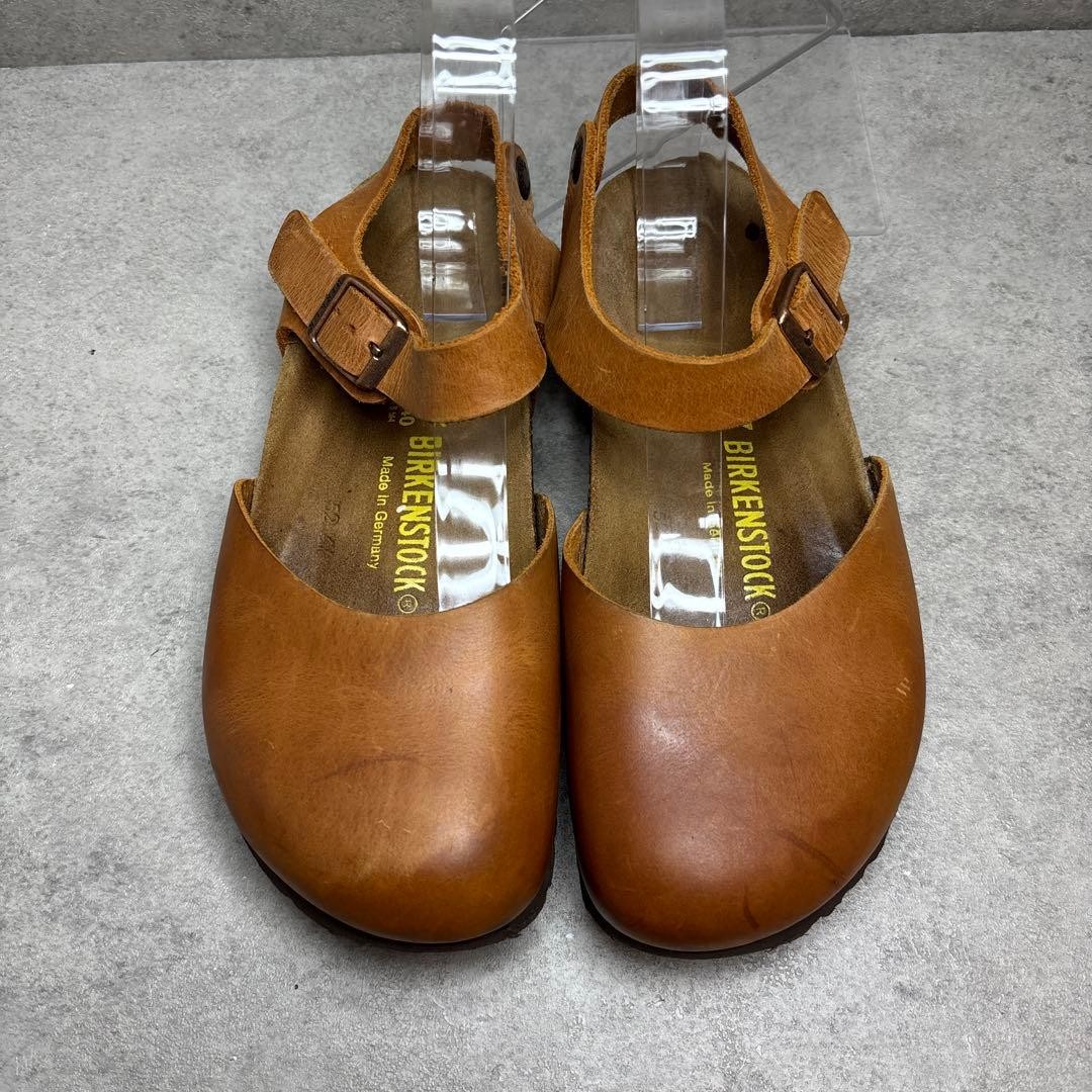 Birkenstock Messina Mary Jane Brown EU37 US7 Narrow Leather Discontinued Model image 2
