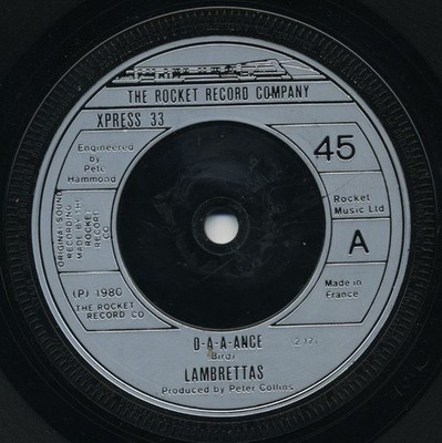 The Lambrettas - D-a-a-ance (7'', Single, M/Print, Mad)