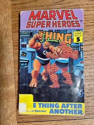 One Thing After Another  TSR Marvel Super Heroes Gamebook 5
