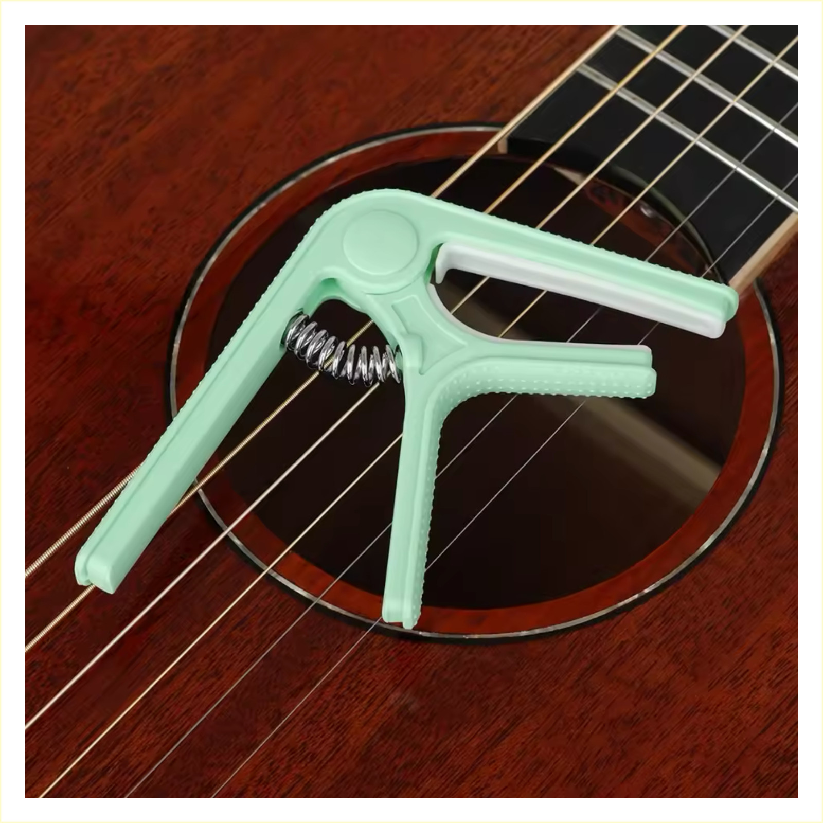 Tifone GRIP Capo white | Capodasto | Capodasto | Chitarra Ukulele | Bianco | NUOVO foto 3