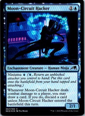 Moon-Circuit Hacker C Kamigawa: Neon Dynasty 67 MP MP MP