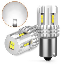 2X 7506 1156 BA15S Car LED Brake Stop Tail Light 2800LM White 6000K Backup Bulbs