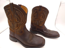 Ariat Kids' WorkHog XT Coil Western Boots Brown Leather Size 5