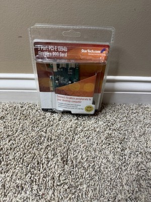 StarTech 3 Port 2b 1a PCI Express 1394 FireWire Adapter Card