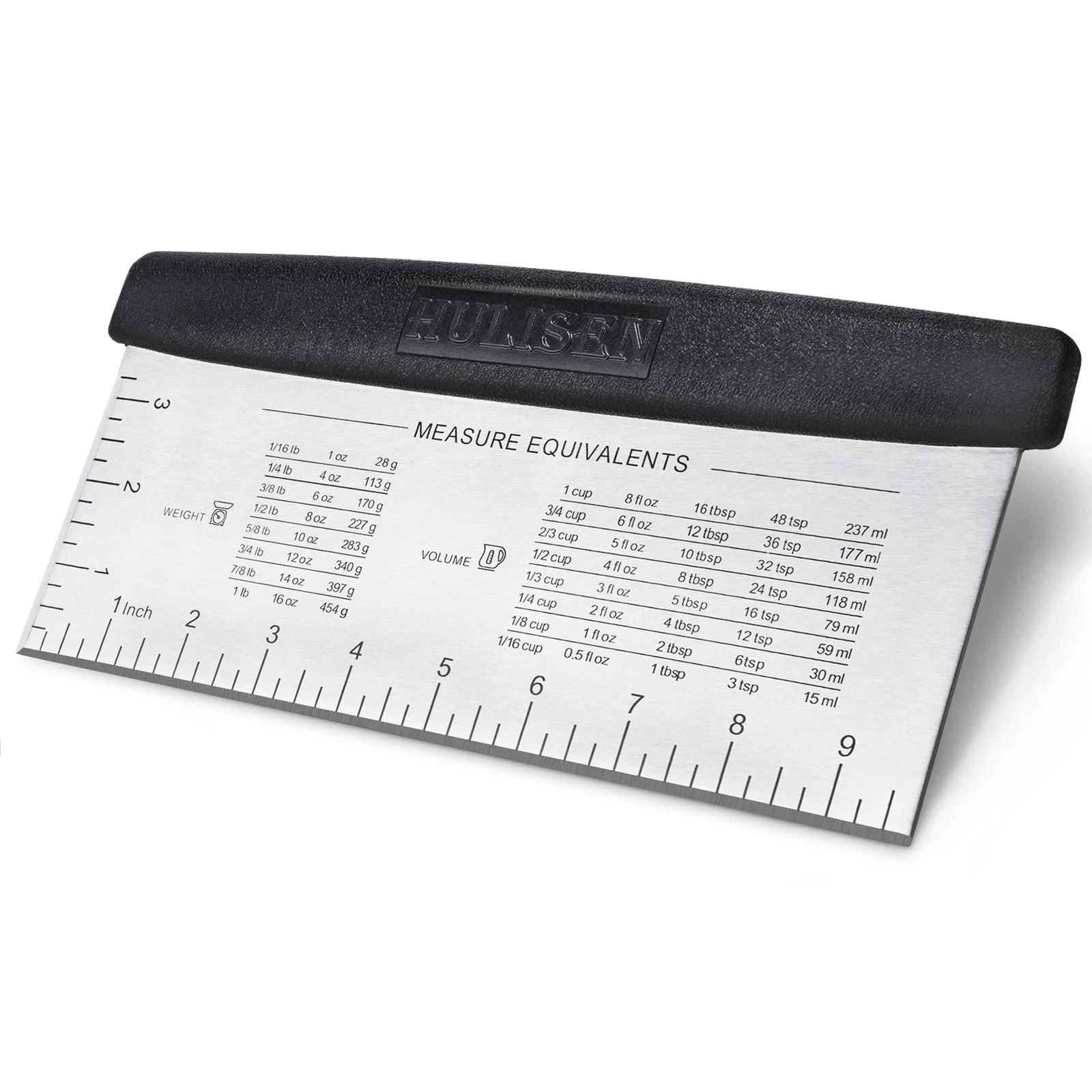 Large Bench Scraper for Baking, 10 inch Dough Pastry Scraper with Measuring S...
Opens in a new wind