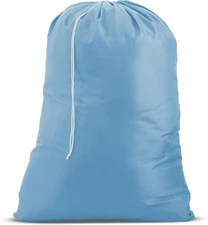 Nylon Laundry Bag - Locking Drawstring Closure and Machine Washable. These Large